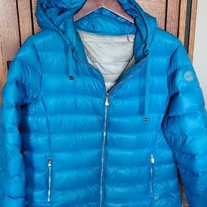 Calvin Klein Premium Down Thin Puff Jacket hood XL
